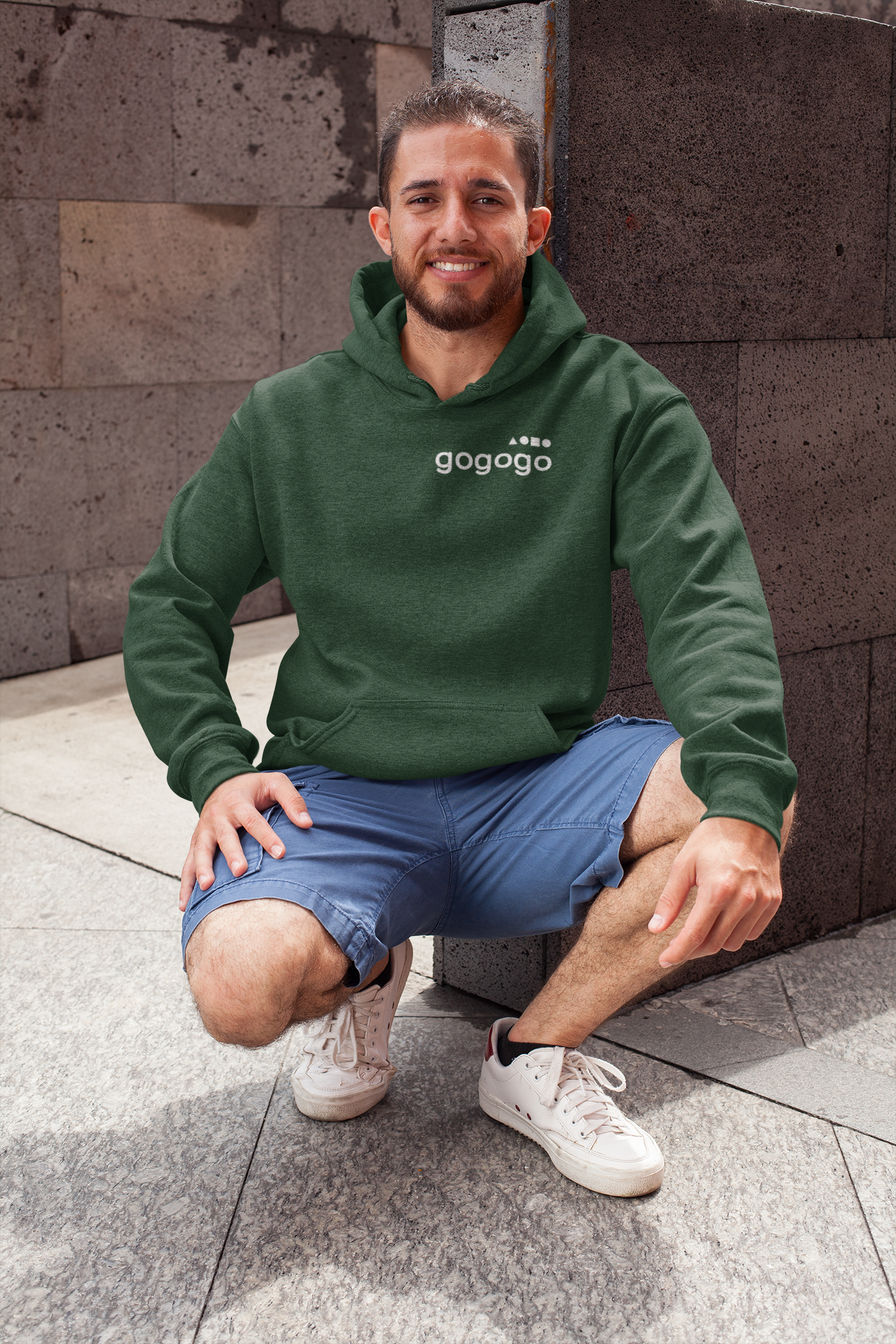 GoGoGo - Oversized Hooded Sweatshirt